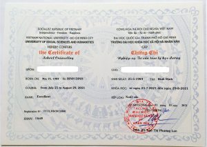 chứng chỉ tư vấn học đường